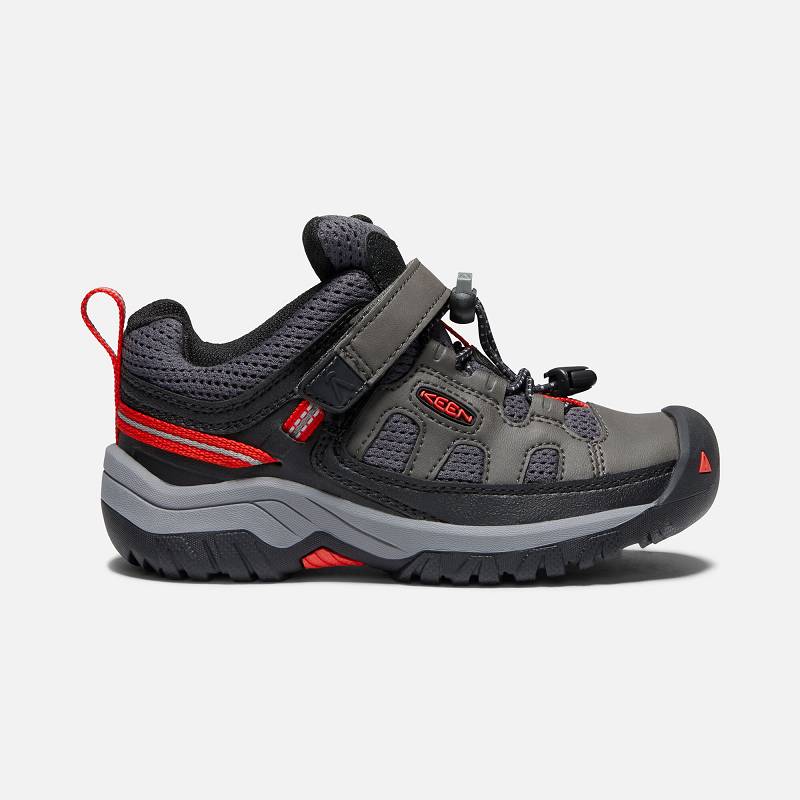 Keen Targhee Schuhe Kinder DE-61583 Magnet/Firey Red - Keen Kinderschuhe Olivgrün